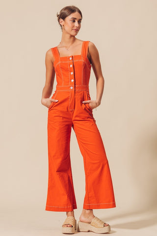 Social Styles Wide Leg Jumpsuit