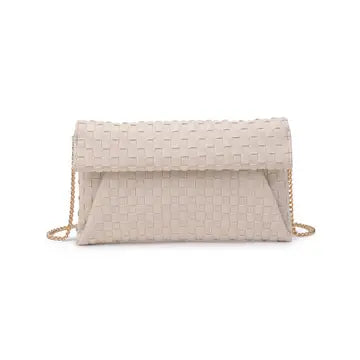 Priscilla Woven Clutch