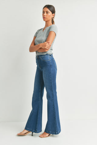 Just USA High Rise Flare Jeans