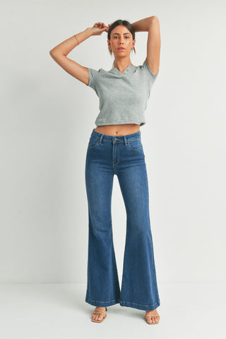 Just USA High Rise Flare Jeans