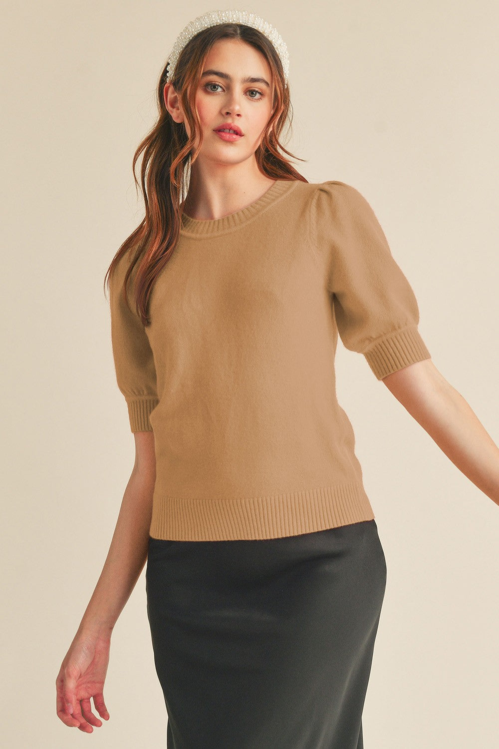 Short And Sassy Puff Sleeve Top