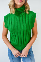 Load image into Gallery viewer, Pine Perfection Turtleneck Sweater Vest
