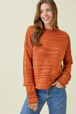 Easy Come Easy Go Textured Sweater