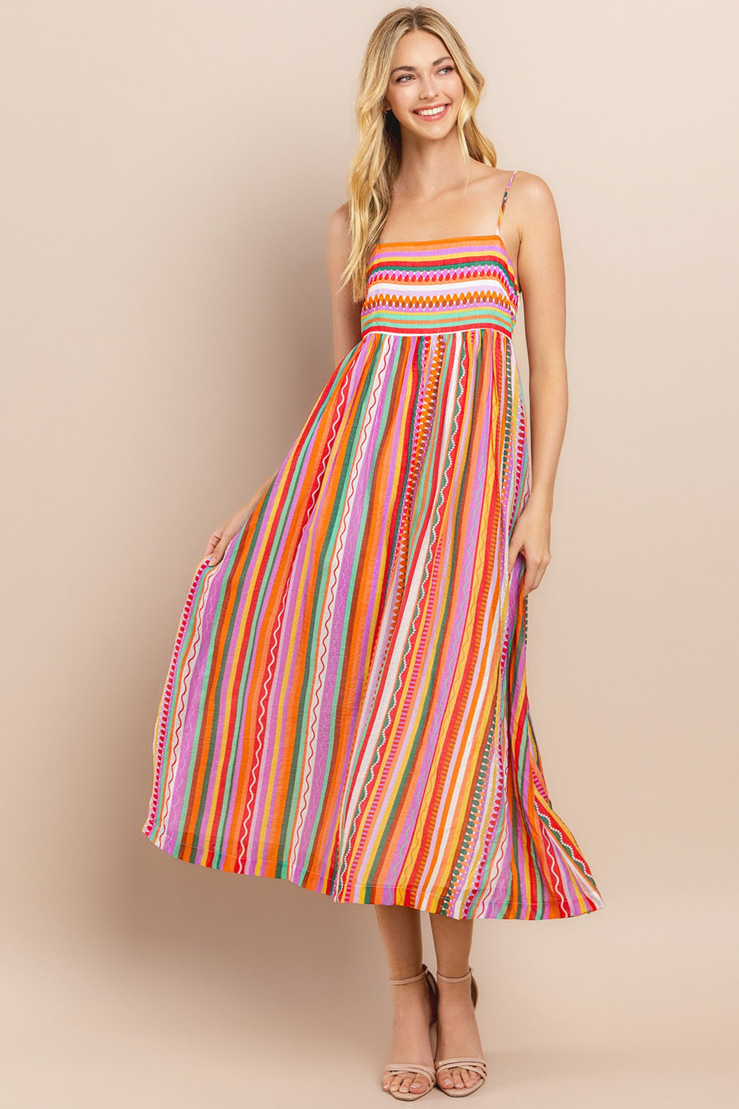 Straight To The Truth Midi Dress