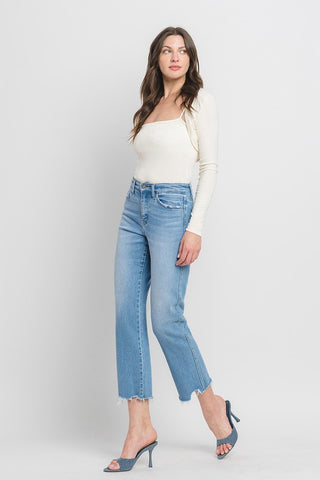 Flying Monkey High Rise Straight Jeans