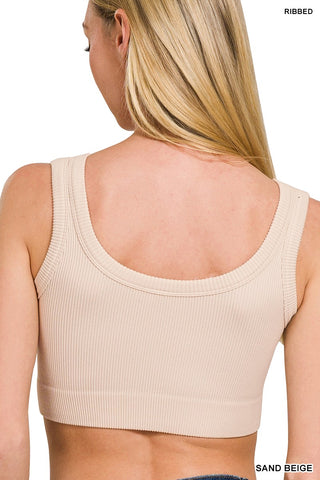 Smooth Moves Seamless Ribbed Crop Top