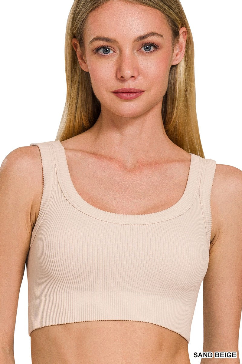 Smooth Moves Seamless Ribbed Crop Top