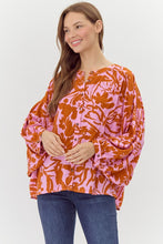 Load image into Gallery viewer, Autumn Blooms Button Up Blouse
