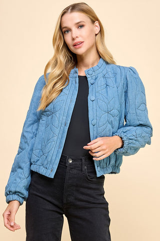 Denim Dreamer Quilted Jacket