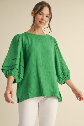 Chic Charm Gauze Top