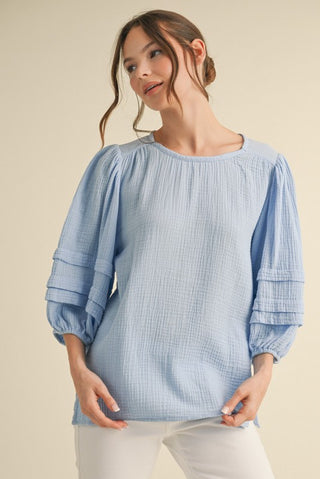 Chic Charm Gauze Top