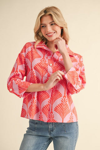 Tropical Glow Printed Top