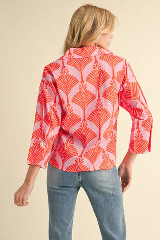 Tropical Glow Printed Top