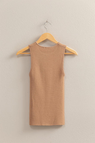 Tank It Easy Ribbed Top