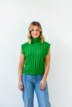 Load image into Gallery viewer, Pine Perfection Turtleneck Sweater Vest
