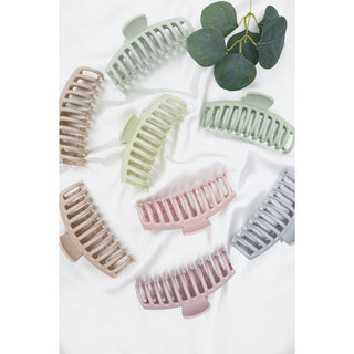 Matte Large Round Comb Hair Claw