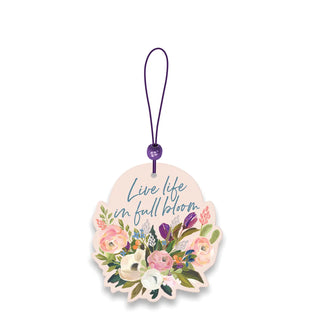 Live Life In Full Bloom Car Air Freshener Set