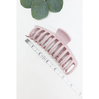 Matte Large Round Comb Hair Claw