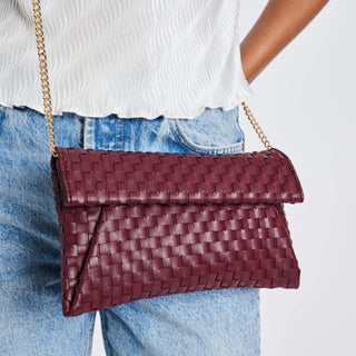 Priscilla Woven Clutch