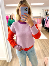 Load image into Gallery viewer, Winning Colors Contrast Sweater
