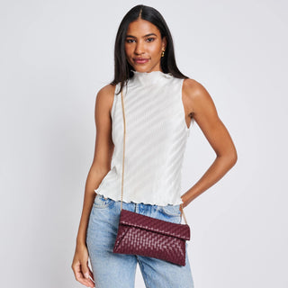 Priscilla Woven Clutch