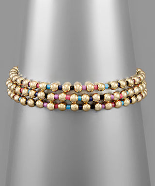 3 Layers Beaded Bracelet