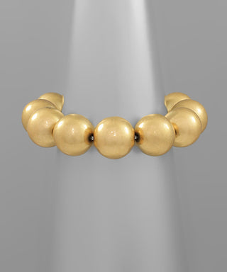 18mm Golden Ball Bracelet