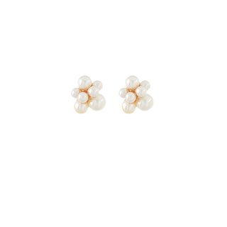 Pearl Cluster Earrings