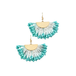 Fan Shape Dangle Earrings