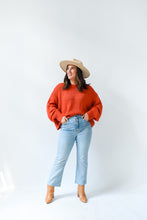 Load image into Gallery viewer, Orange You Glad It&#39;s Sweater Weather Top
