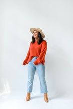 Load image into Gallery viewer, Orange You Glad It&#39;s Sweater Weather Top
