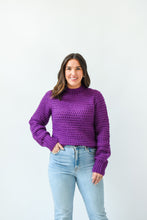 Load image into Gallery viewer, Achieve Greatness Waffle Knit Sweater
