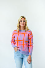 Load image into Gallery viewer, Checkmate Print Knit Sweater
