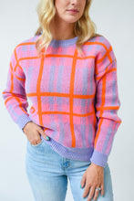 Load image into Gallery viewer, Checkmate Print Knit Sweater
