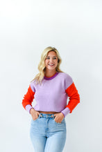 Load image into Gallery viewer, Winning Colors Contrast Sweater
