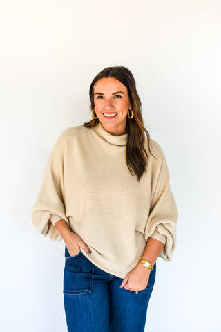 Live Cozy Dolman Sleeve Sweater