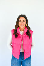 Load image into Gallery viewer, Snuggle Puff Cropped Puffer Vest
