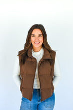 Load image into Gallery viewer, Snuggle Puff Cropped Puffer Vest
