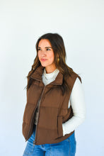 Load image into Gallery viewer, Snuggle Puff Cropped Puffer Vest
