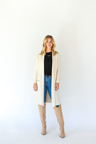 Kickin Knit Open Cardigan