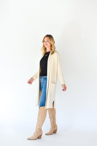 Kickin Knit Open Cardigan