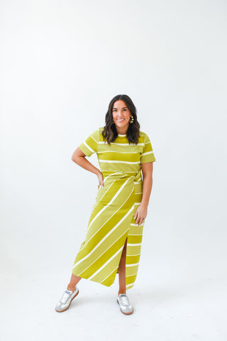 In The Lime Light Midi Dress