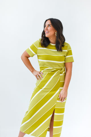 In The Lime Light Midi Dress