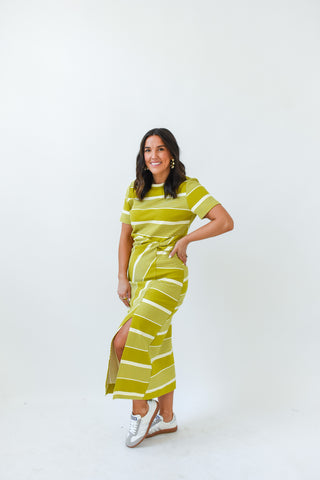 In The Lime Light Midi Dress