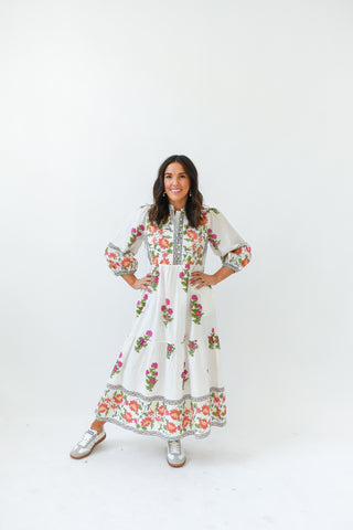 Bouquet All Day Floral Midi Dress