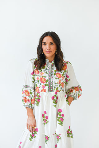 Bouquet All Day Floral Midi Dress