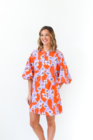 Flower Hour Floral Print Dress