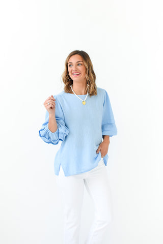 Chic Charm Gauze Top