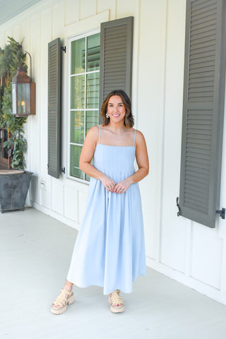 Lush In Linen Maxi Dress