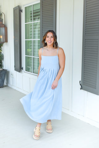 Lush In Linen Maxi Dress